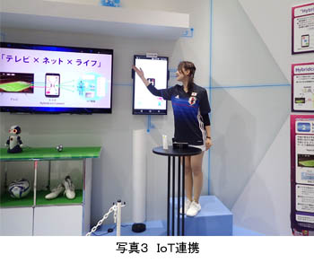 写真３　ＩｏＴ連携